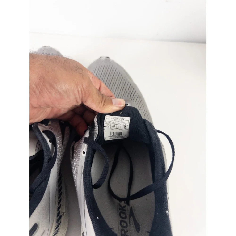 Brooks Adrenaline GT5‎ 22 Running Shoes Mens Gray US 12 EU 46 Lace Sneakers